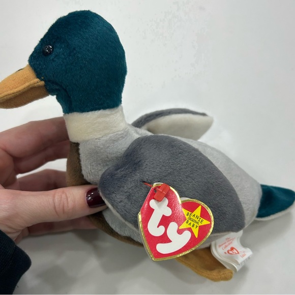 Extremely Rare Beanie Babie Jake with off centre face, errors and red stamp - Picture 2 of 6